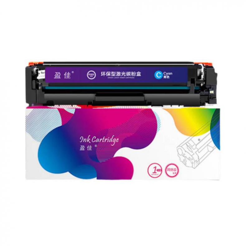盈佳（Ink Cartridge） CF411A 硒鼓 易加粉 带芯片 2300页 （单位：支） 适用于惠普HP M477FDW M477FNW M452dw M452nw M452dn 青色