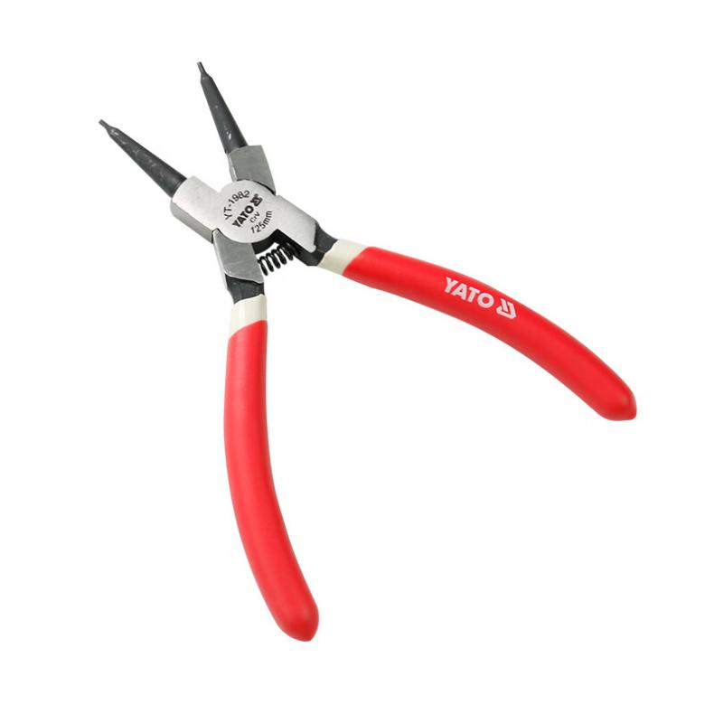 易尔拓（YATO） YT-1982 直嘴孔用挡圈钳 5英寸 125mm （单位：把）  