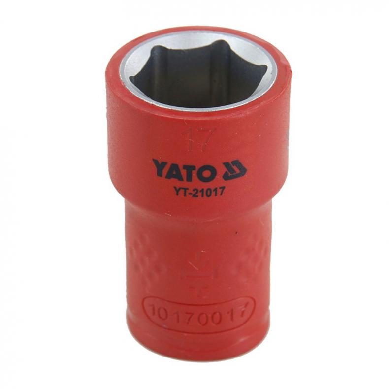 易尔拓（YATO） YT-21017 3/8英寸绝缘六角套筒 17mm （单位：个）  