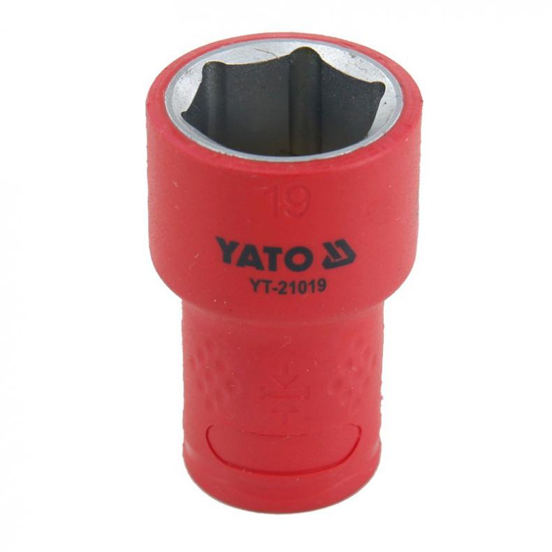 易尔拓（YATO） YT-21019 3/8英寸绝缘六角套筒 19mm （单位：个）  
