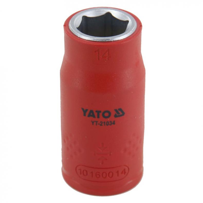 易尔拓（YATO） YT-21034 1/2英寸绝缘六角套筒 14mm （单位：个）  