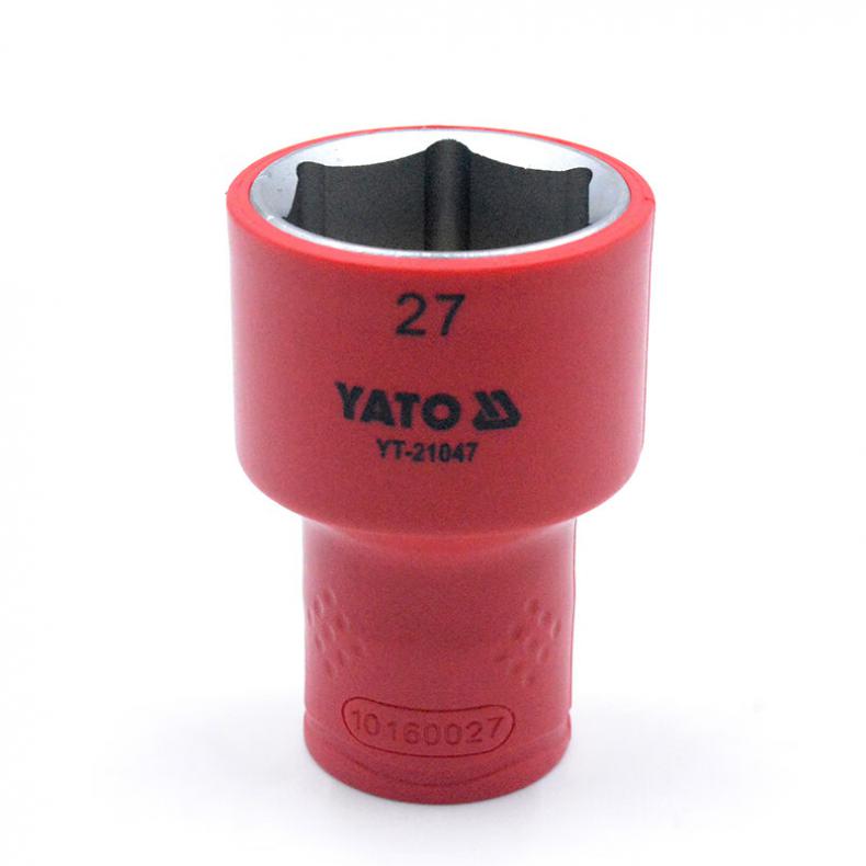 易尔拓（YATO） YT-21047 1/2英寸绝缘六角套筒 27mm （单位：个）  