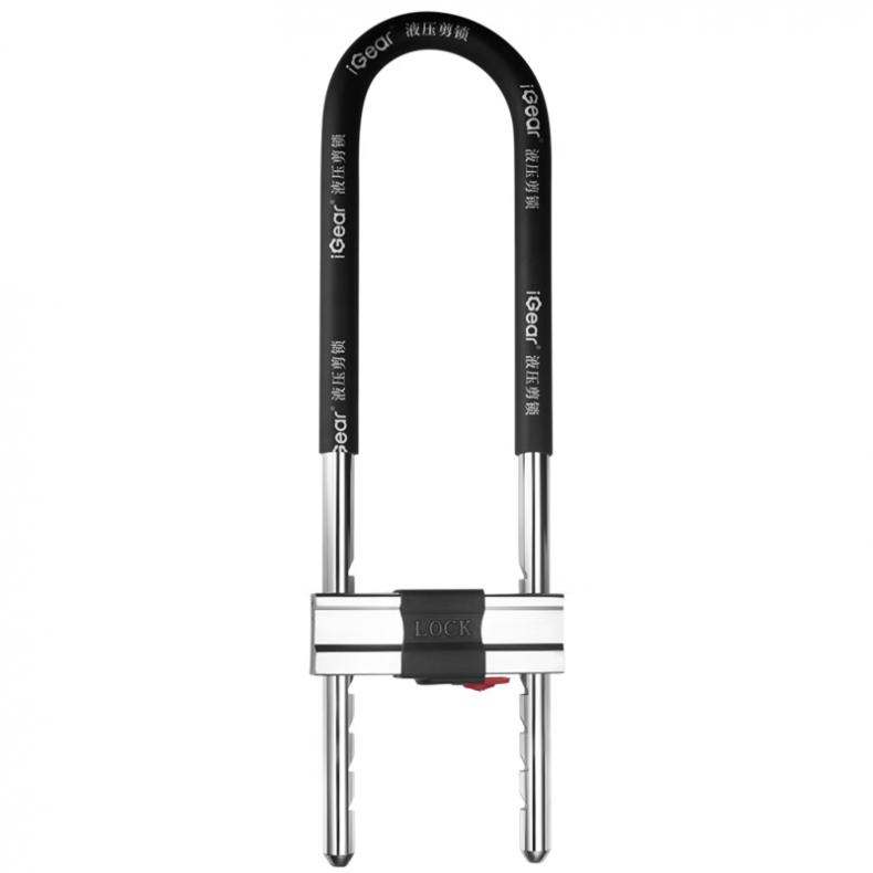 iGear JU-102-400 U型锁 C级锁芯 （单位：个）  黑色