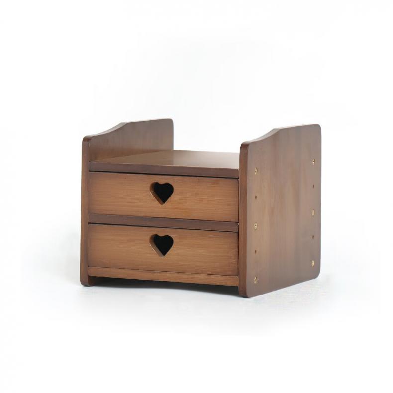 倍方（befon） 73157 抽屉 爱心款 双层 （单位：个）  茶色