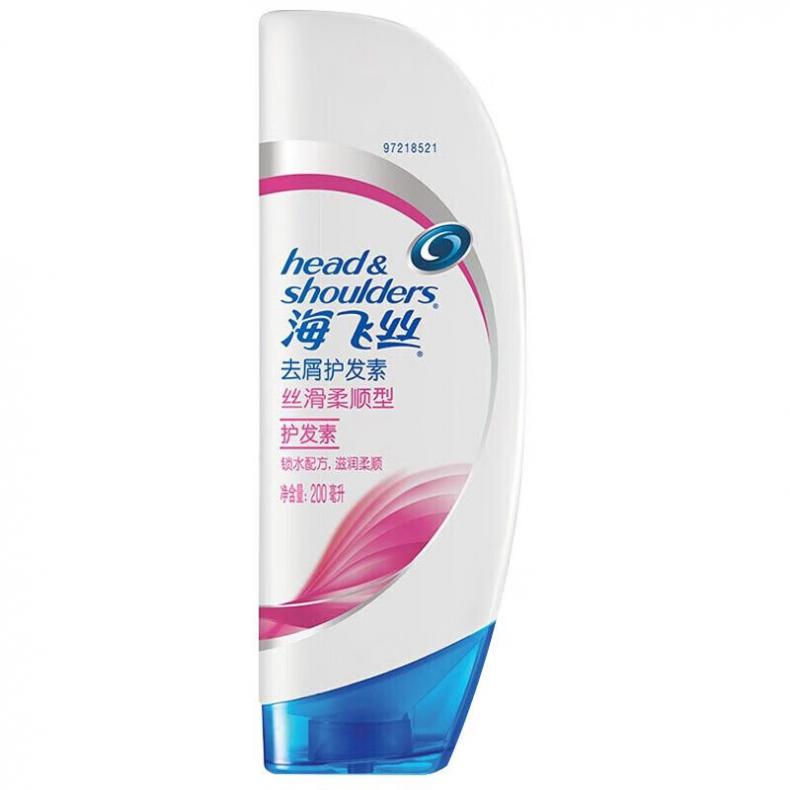 海飞丝 丝滑柔顺 护发素 200ml （单位：瓶） 新老包装随机发货 