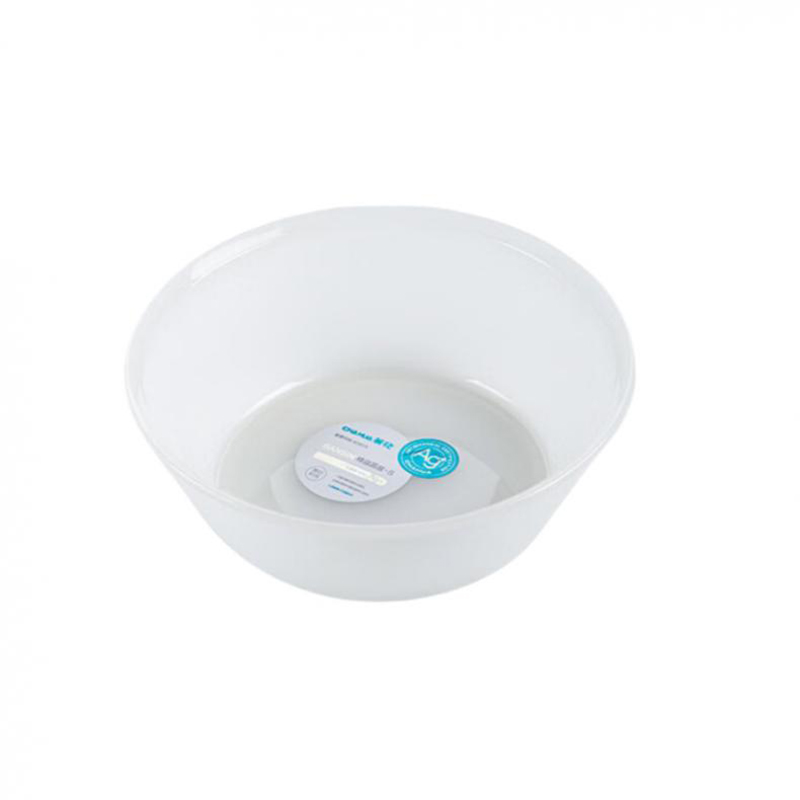 茶花（CHAHUA） 116002 欧铂兹圆盆 26.5*9cm S （单位：个） 白色