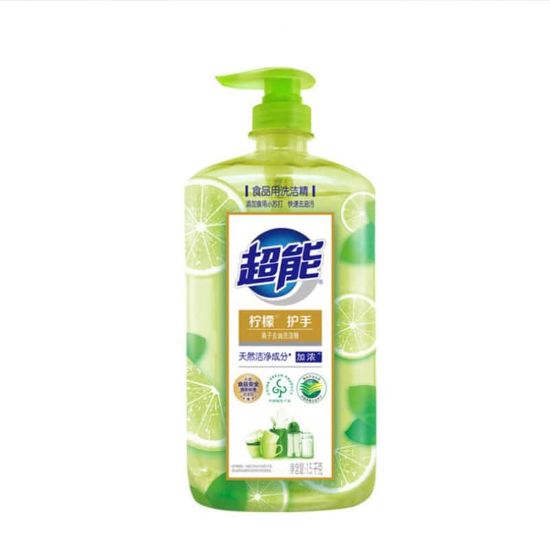 超能 柠檬护手 离子去油洗洁精 1.5kg （单位：瓶）