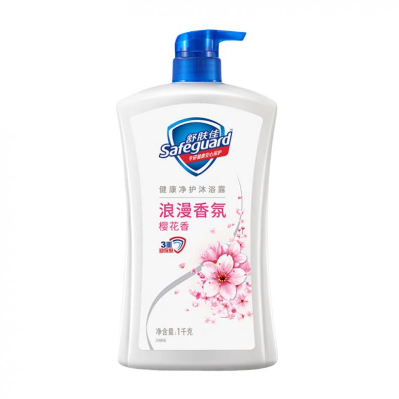 舒肤佳（SAFEGUARD） 樱花香 浪漫香氛健康净护沐浴露 1kg （单位：瓶）  