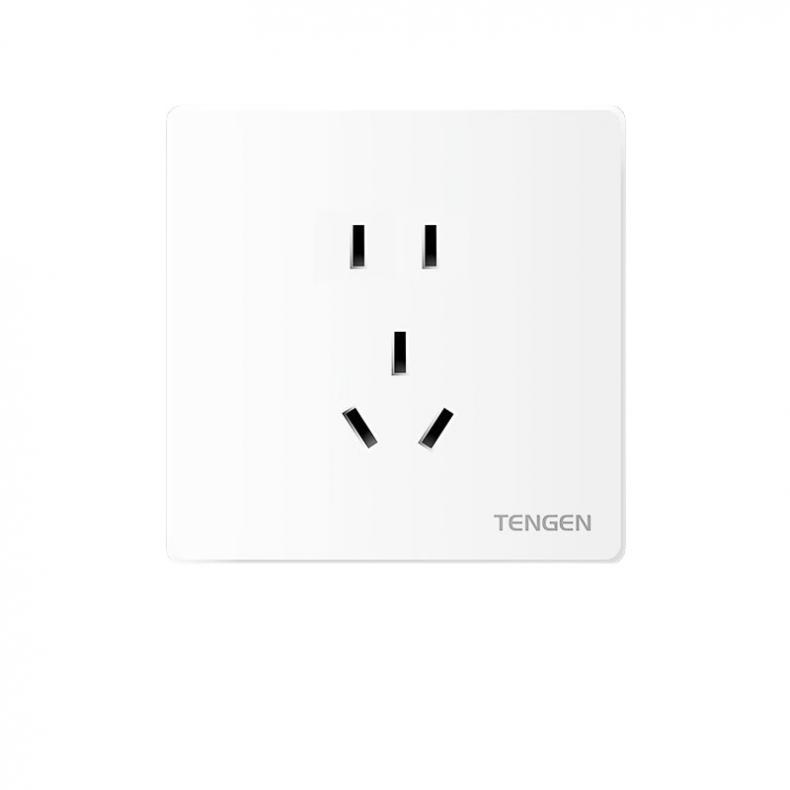 天正 V5-523 86型插座 五孔 （单位：个）  白色