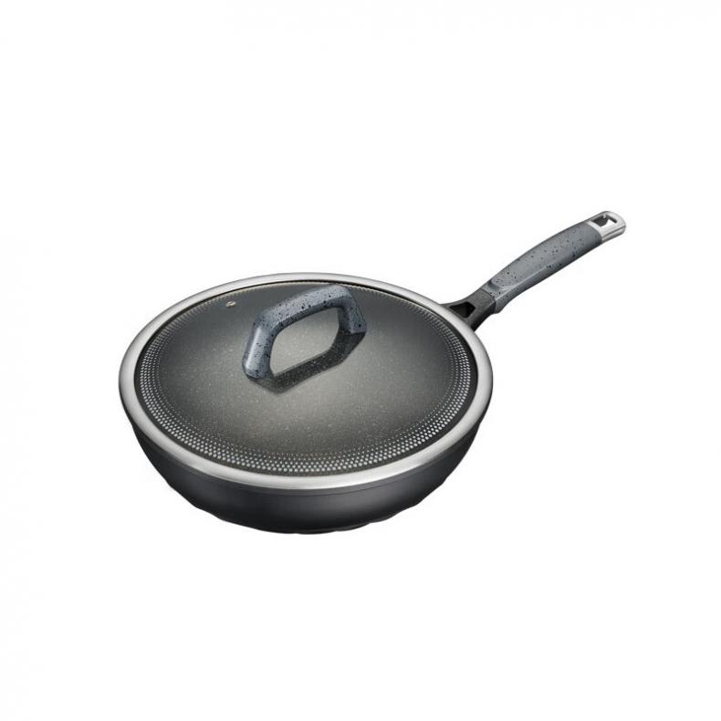 爱仕达（ASD） CL30F1Q 魔法石系列无烟不粘锅 30cm （单位：个）  