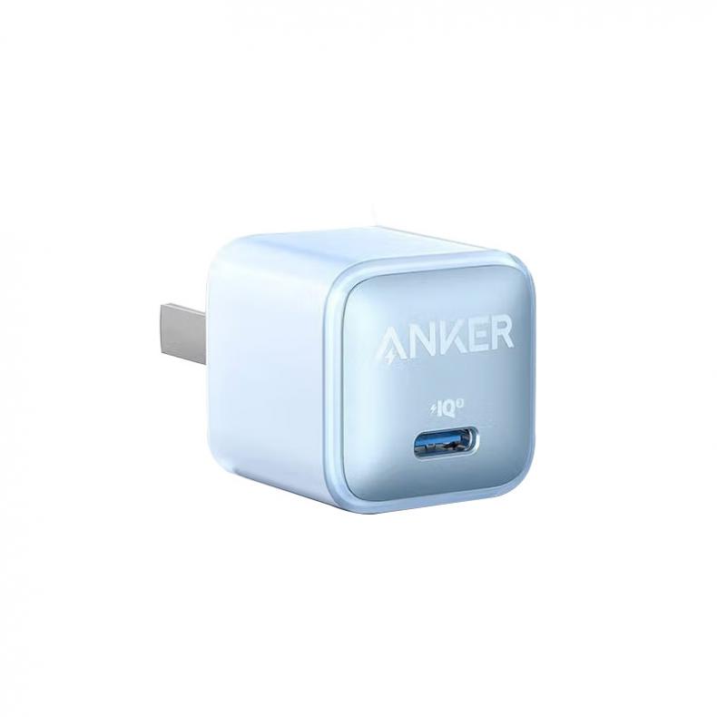安克（Anker） A2637 Nano Pro苹果充电器快充 PD20W （单位：个）  冰晶蓝