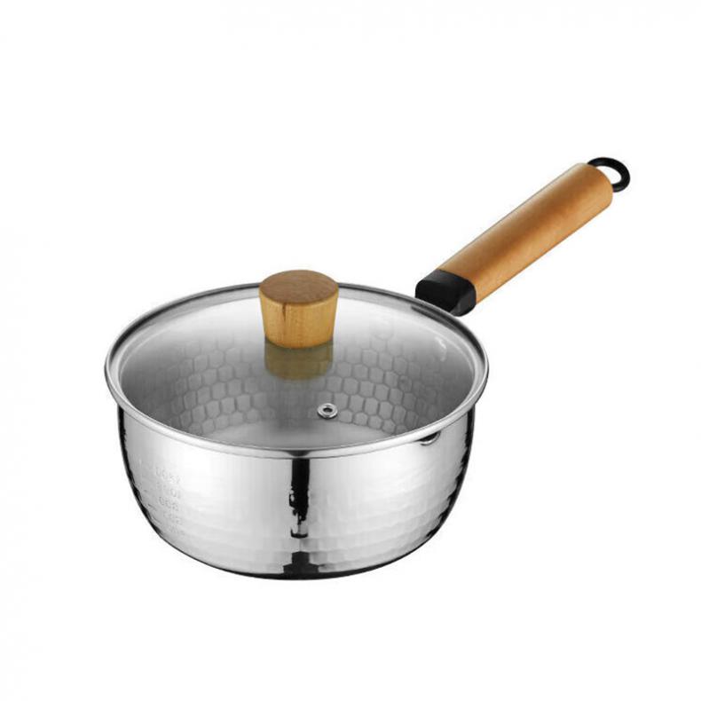 拜格（BAYCO） BG1916 不锈钢雪平锅 带盖 20cm （单位：个） 新老包装随机发货