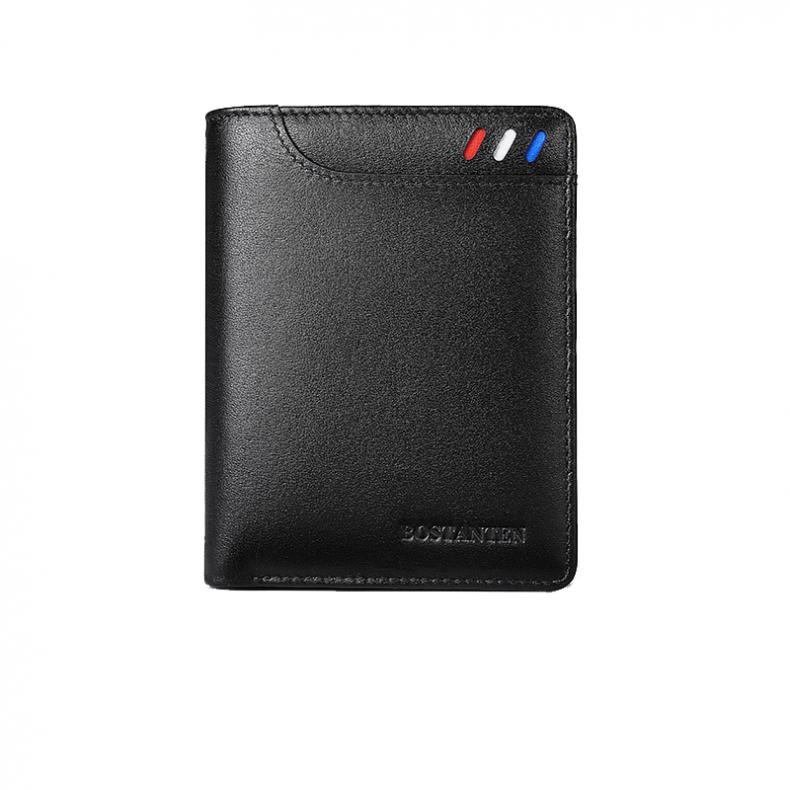 波斯丹顿 B3182022 男士钱包 9.5*12*1.5cm （单位：个）  黑色