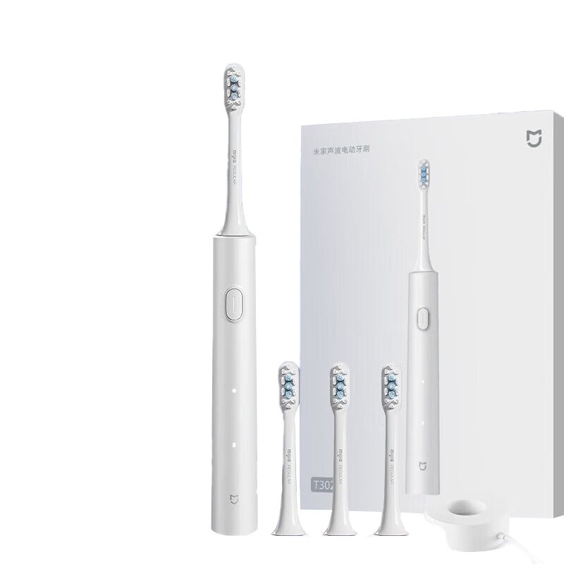 米家（MIJIA） MES608 声波电动牙刷 T302 4种净齿模式 （单位：个）  银灰色