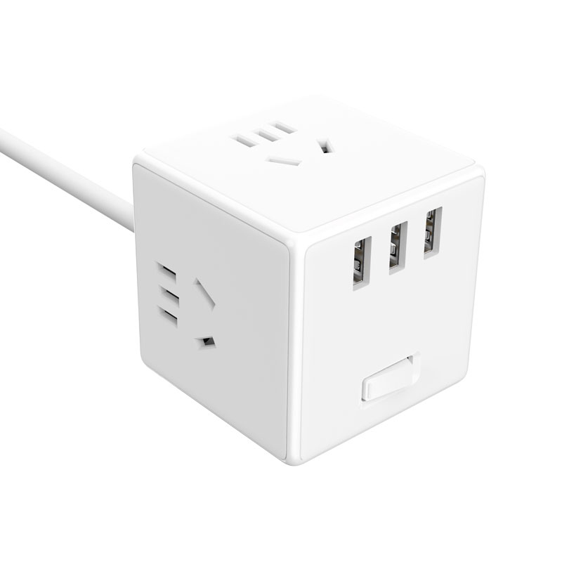 米家（MIJIA） 有电源线版 魔方转换器 3USB接口 1.5米 （单位：个）  