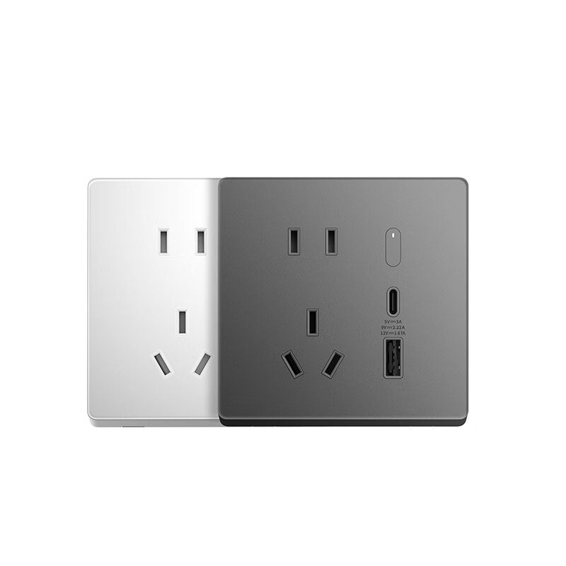 小米(MI) XMZNCZ01LM 智能墙壁插座Pro 86*86*46.25mm （单位：个）  