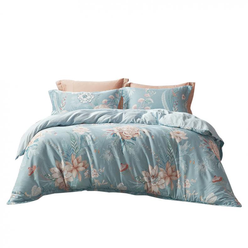 富安娜（FUANNA） 金蕊玉露 纯棉四件套 203*229cm （单位：套）  