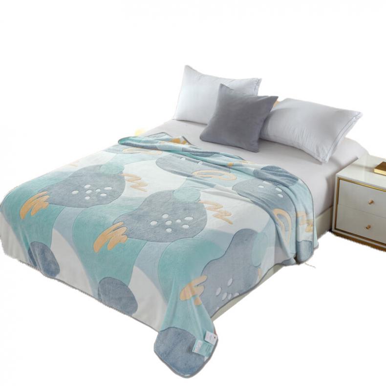 奥芙妮 N-NT2202 童趣雪花绒毯 180*200cm （单位：床）  