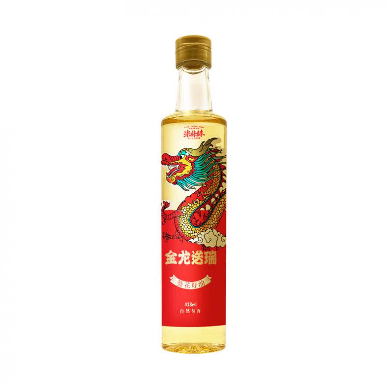 米妹妹（MIMEIMEI） 金龙送瑞 葵花籽油 418ml （单位：瓶）  