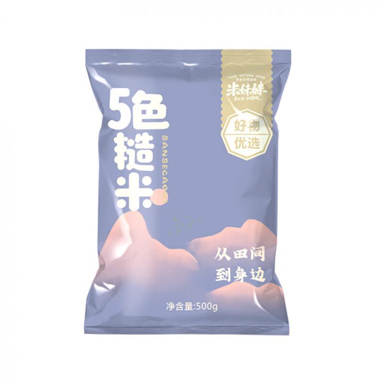 米妹妹（MIMEIMEI） 五色 糙米 500g （单位：袋） 真空包装 