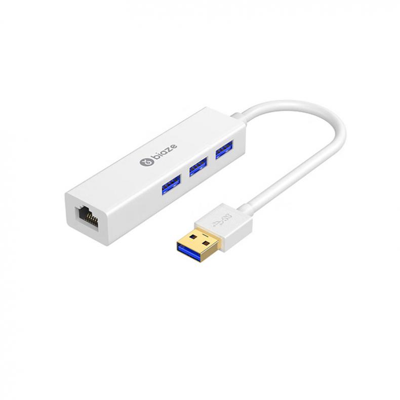 毕亚兹（BIAZE） ZH6 多功能USB3.0分线器 RJ45 （单位：个）  