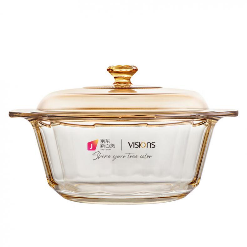 康宁（VISIONS） VS-35-DI/E/CN 晶钻系列透明锅 3.5L （单位：个）  