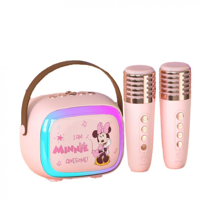 迪士尼（Disney） MK18 麦克风音箱套装 音箱1800mAh/麦克风400mAh （单位：套）  米妮粉
