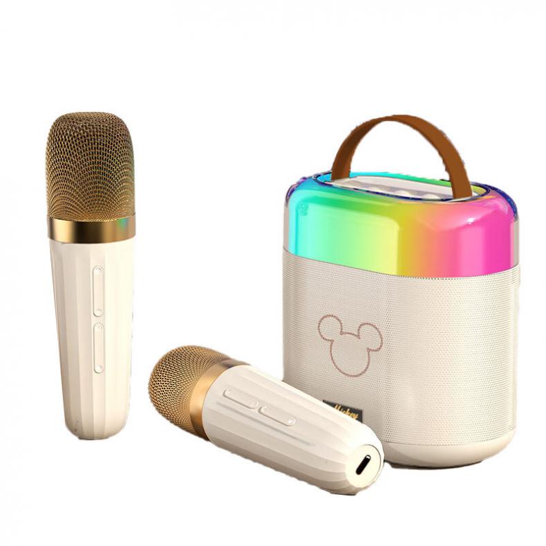 迪士尼（Disney） MK08 麦克风音箱套装 双麦 音箱2500mAh/麦克风500mAh （单位：套）  