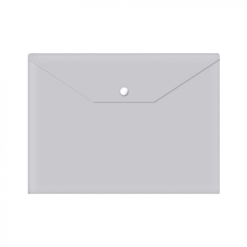 递乐 1475 莫兰迪色按扣袋 10个/包 （单位：包）  高级灰