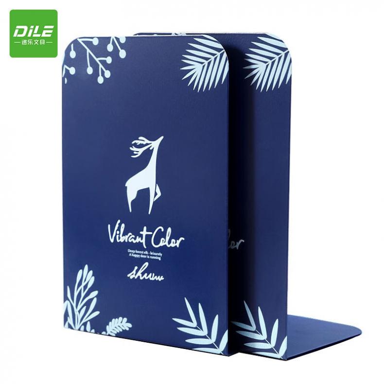 递乐 2536 金属驯鹿书立 2片 （单位：副）  蓝色