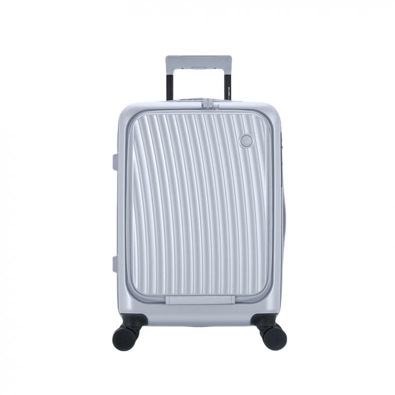 爱华仕（OIWAS） OCX6641 前开盖行李箱 20英寸 （单位：个）  银色