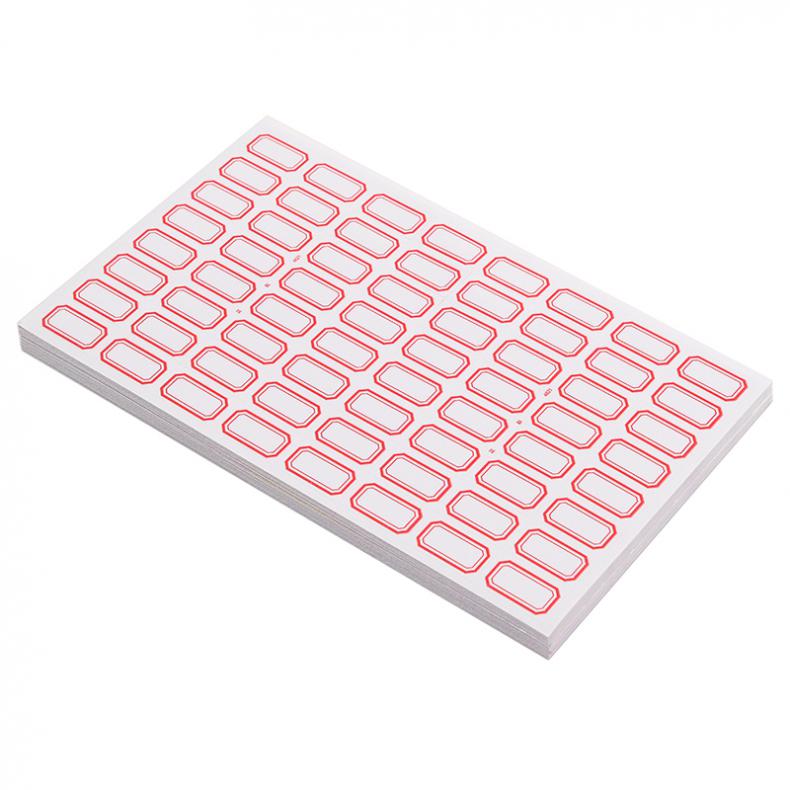 递乐 4621 标签贴 26*15mm单枚 60张/包 （单位：包）  红色
