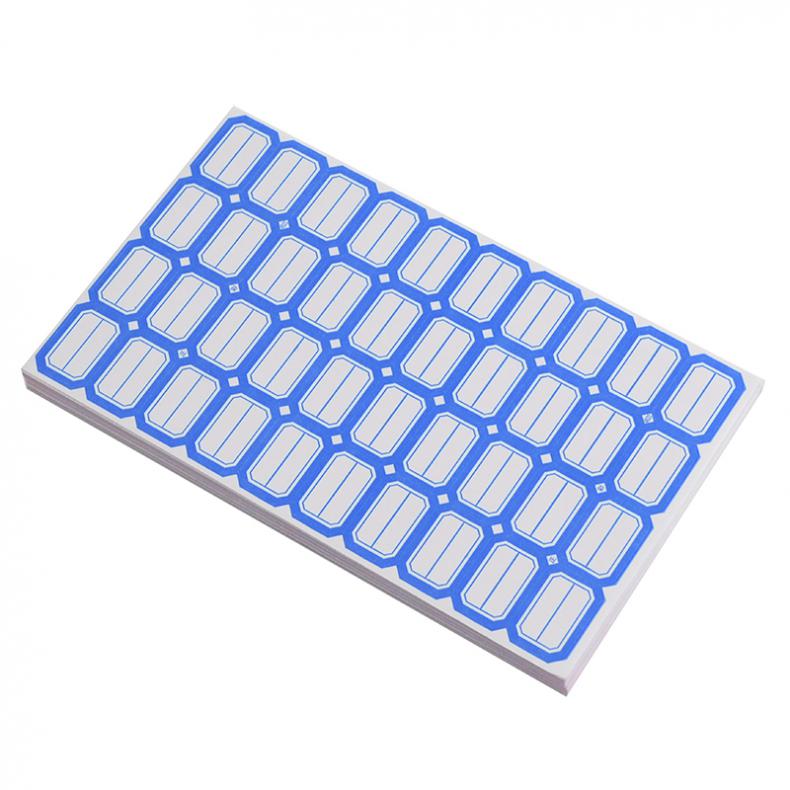 递乐 4623 不干胶标签贴纸 28*20mm单枚 60张/包 （单位：包）  蓝色