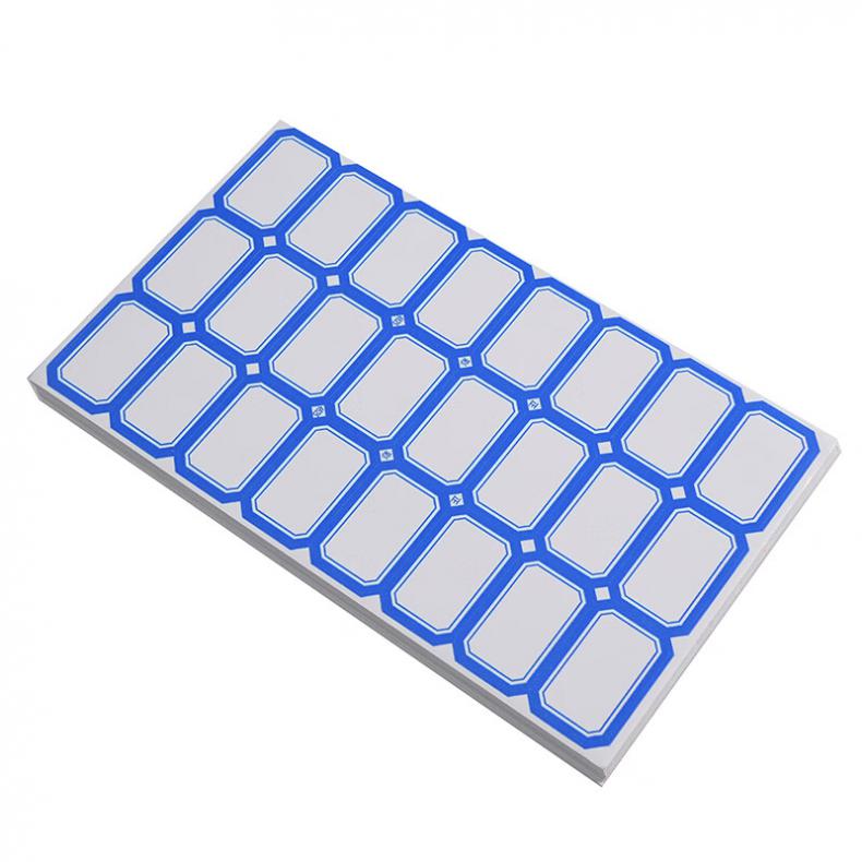 递乐 4625 不干胶标签贴纸 37*25mm单枚 60张/包 （单位：包）  蓝色