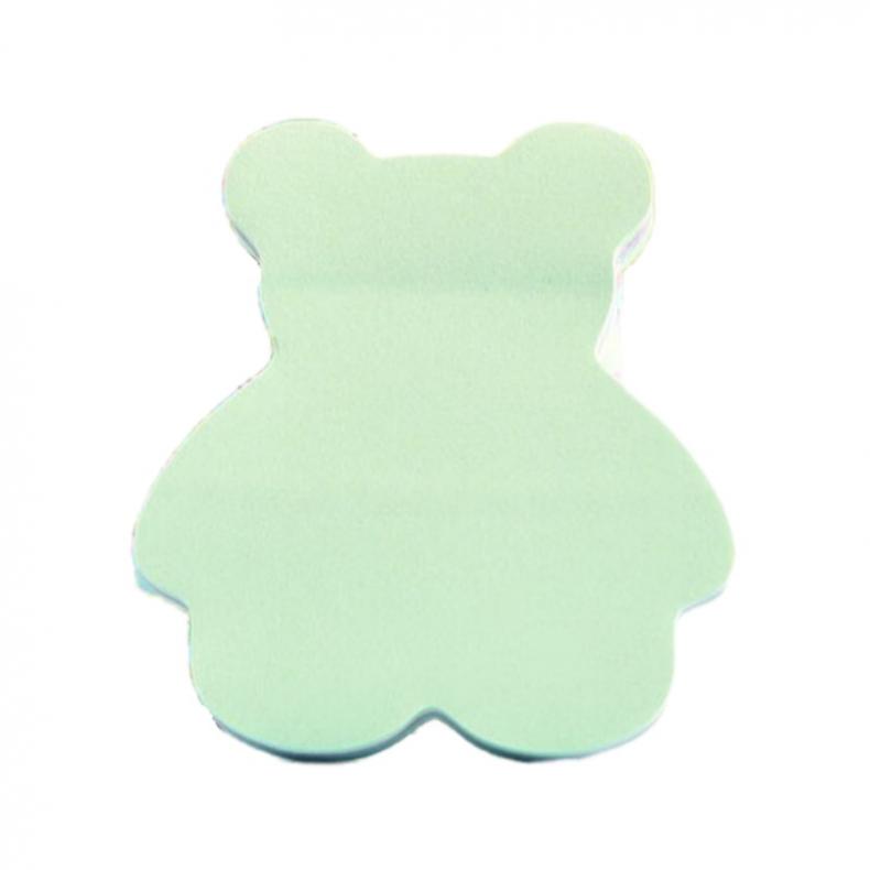 递乐 4409 异形便利贴 小熊款 76*76m/张 100张/包 （单位：包）  彩色