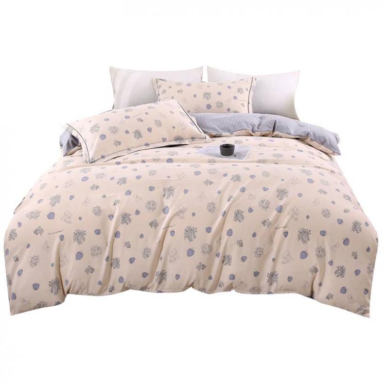 悠梦嘉居 YJ-14560 花漾年华四件套 被200*230cm （单位：套）  草莓和熊