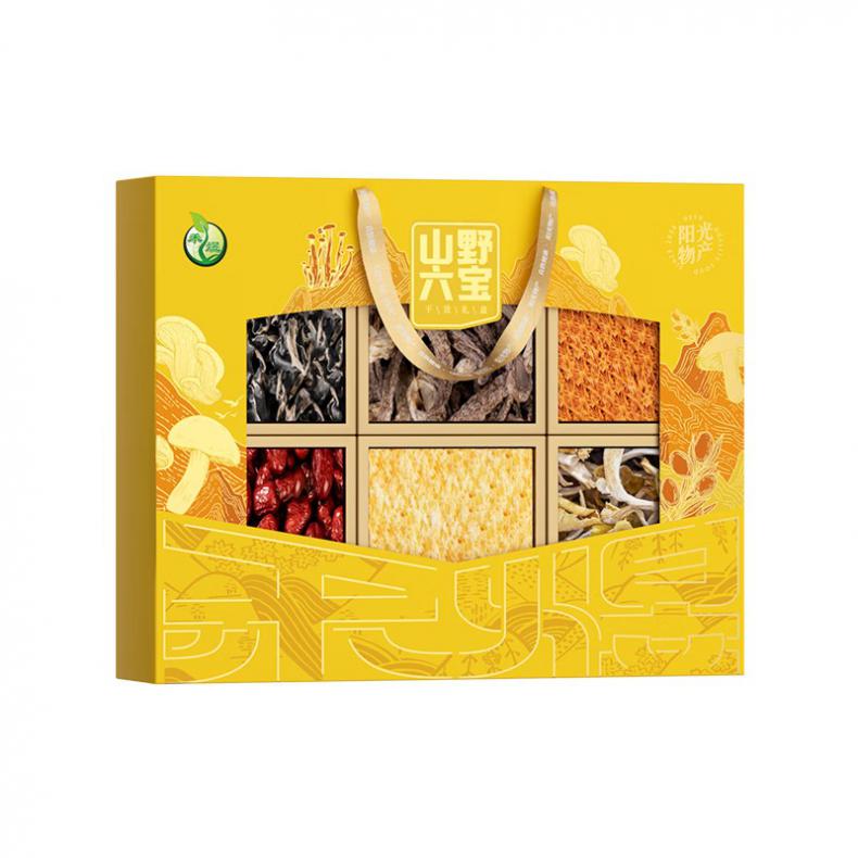 禾煜 山野六宝 干货礼盒 455g （单位：盒）  