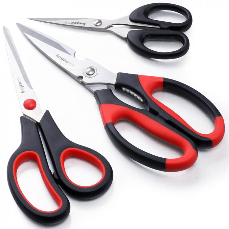 拜格（BAYCO） ZH2851 家用剪刀三件套 21cm+21cm+14cm （单位：套）  