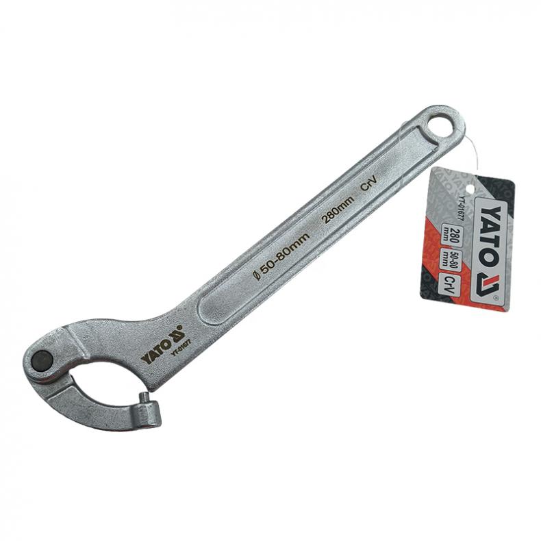 易尔拓（YATO） YT-01677 钩型扳手 50-80mm （单位：把）  