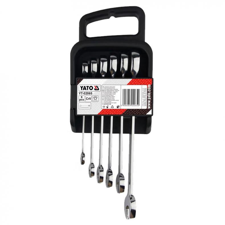 易尔拓（YATO） YT-02065 棘轮两用扳手组套 6件套 （单位：套）  