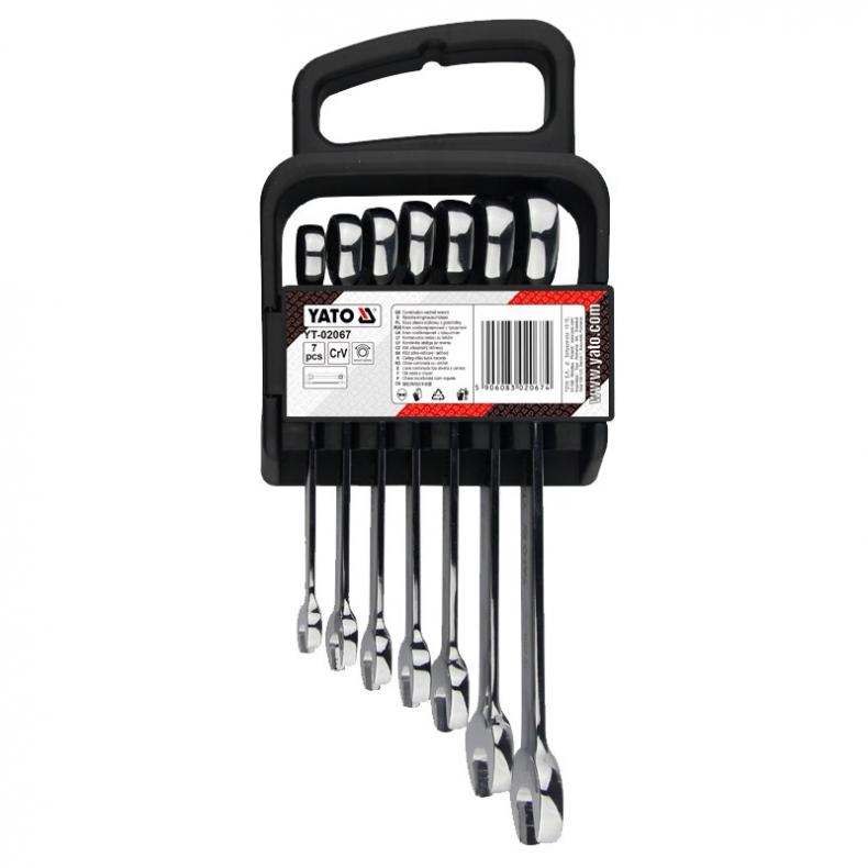 易尔拓（YATO） YT-02067 棘轮两用扳手组套 7件套 （单位：套）  