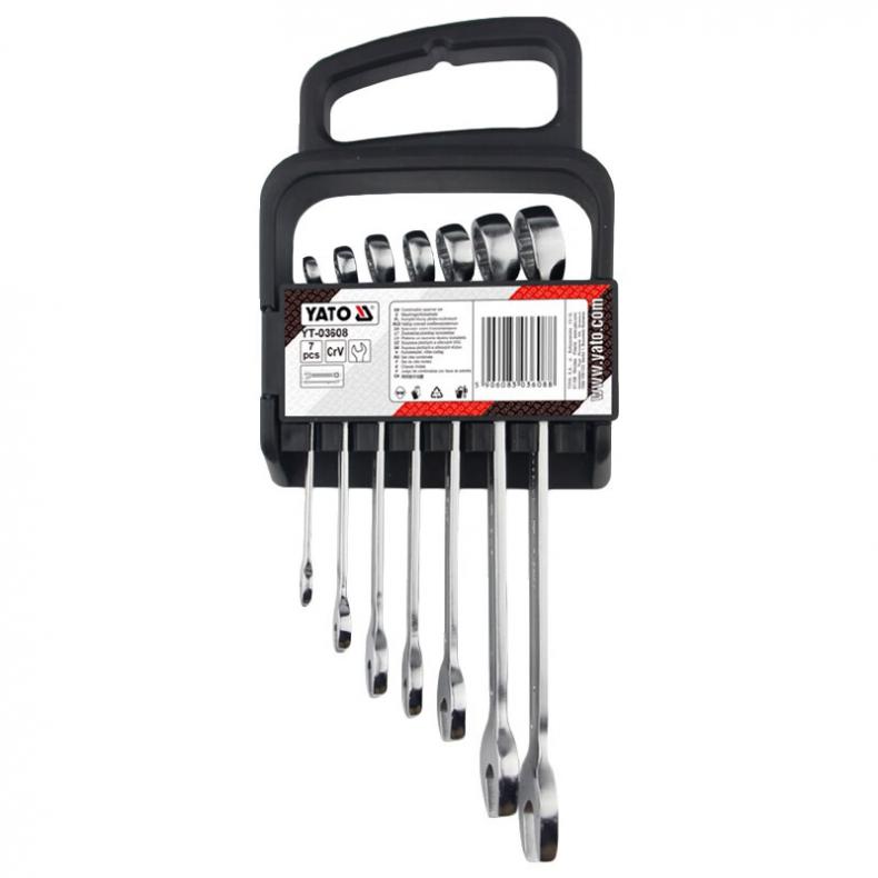 易尔拓（YATO） YT-03608 两用扳手组套 7件套 （单位：套）  