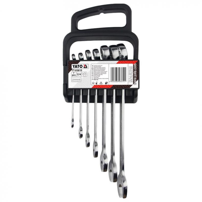 易尔拓（YATO） YT-03610 两用扳手组套 7件套 （单位：套）  
