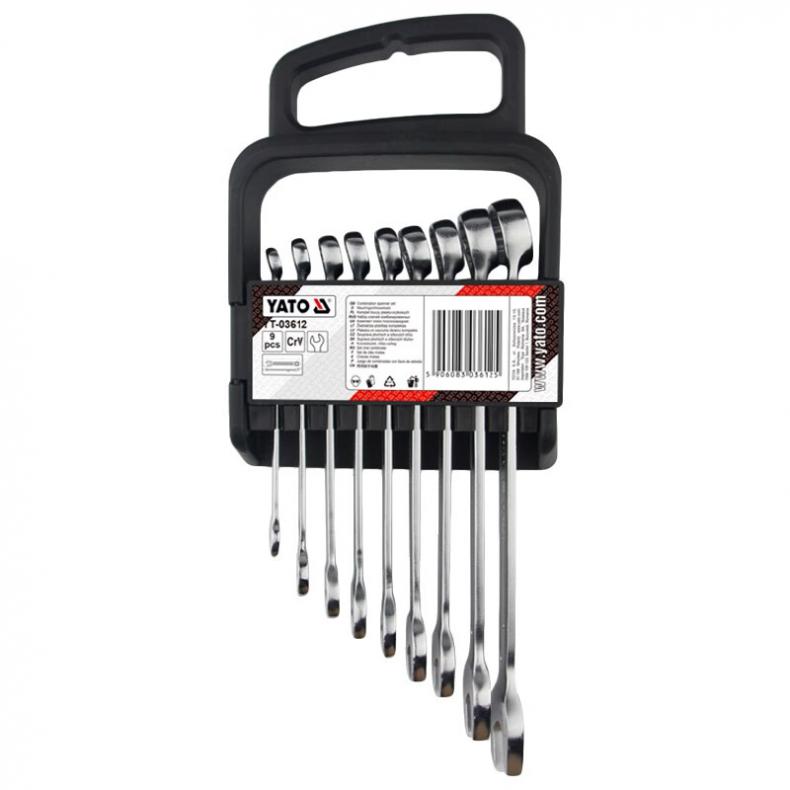 易尔拓（YATO） YT-03612 两用扳手组套 9件套 （单位：套）  
