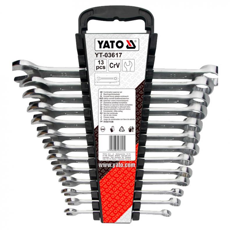 易尔拓（YATO） YT-03617 两用扳手组套 13件套 （单位：套）  