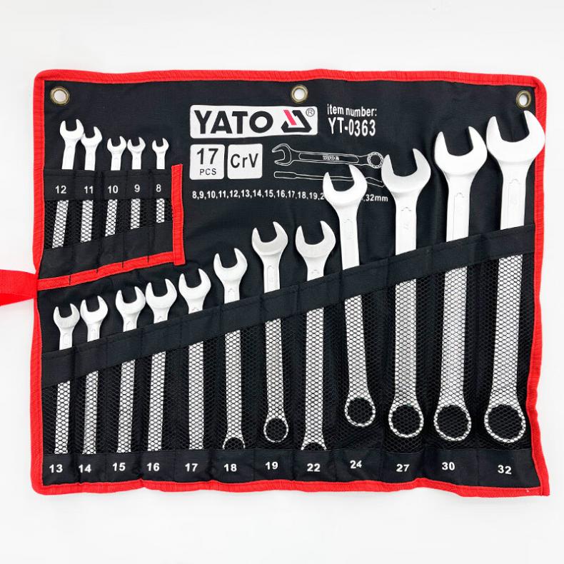 易尔拓（YATO） YT-0363 两用扳手组套 17件套 （单位：套）  