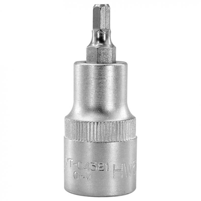 易尔拓（YATO） YT-04381 1/2英寸六角旋具套筒 HEX5X50mm （单位：个）  