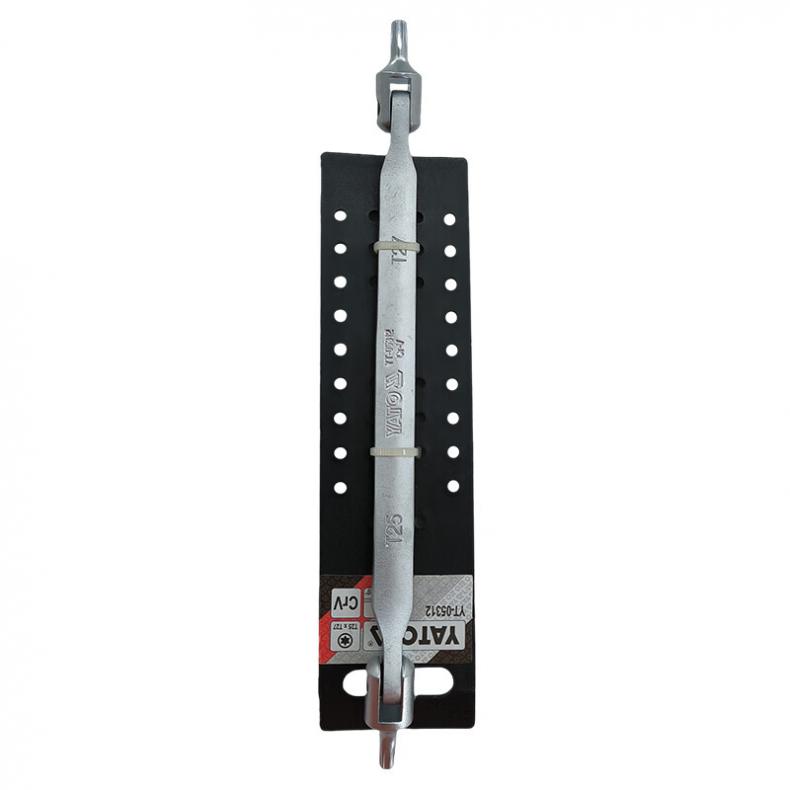 易尔拓（YATO） YT-05312 双活头花型扳手 T25xT27 （单位：把）  