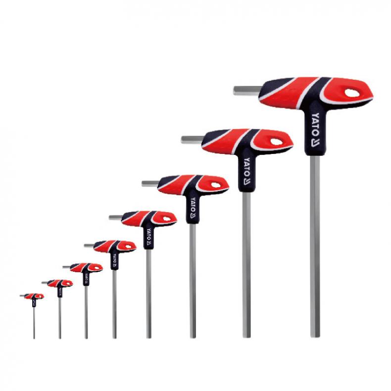 易尔拓（YATO） YT-05583 T型内六角扳手组套 8件套 （单位：套）  