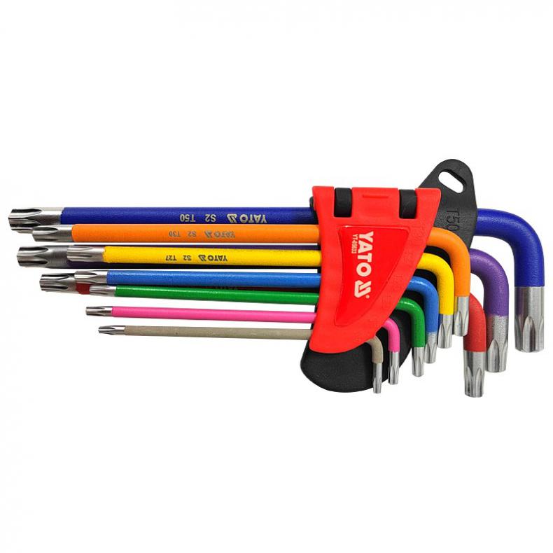 易尔拓（YATO） YT-05633 彩虹系列星型内六角扳手组套 9件套 （单位：套）  